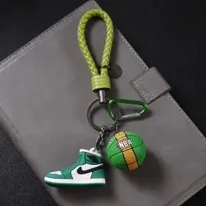 NBA Air Jordan 1 Keychain Retro Green