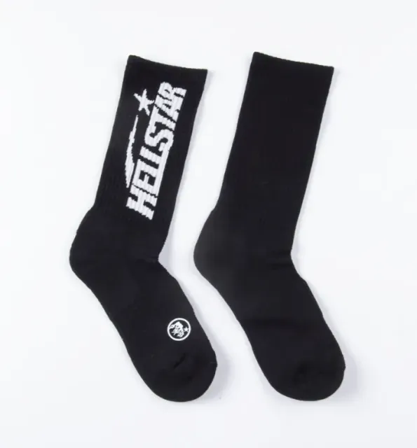 Black mid-calf socks