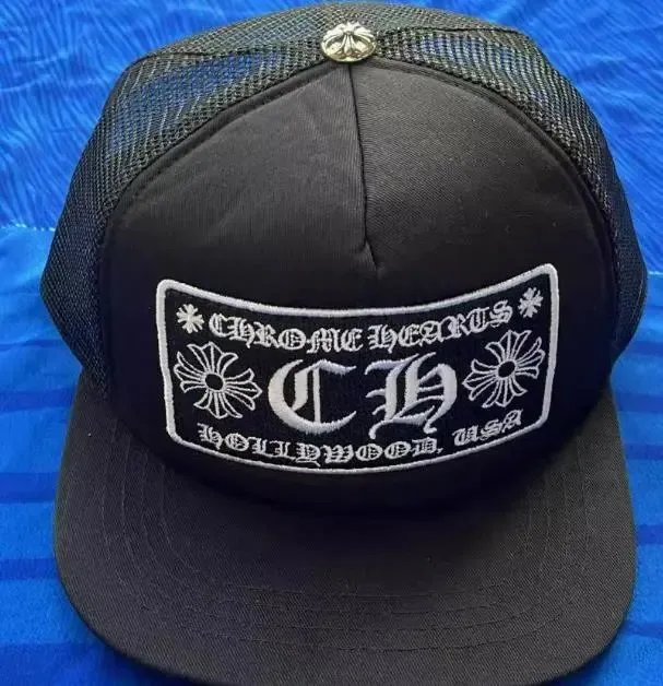 Chrome Hearts Trucker Cap Hollywood USA Patch