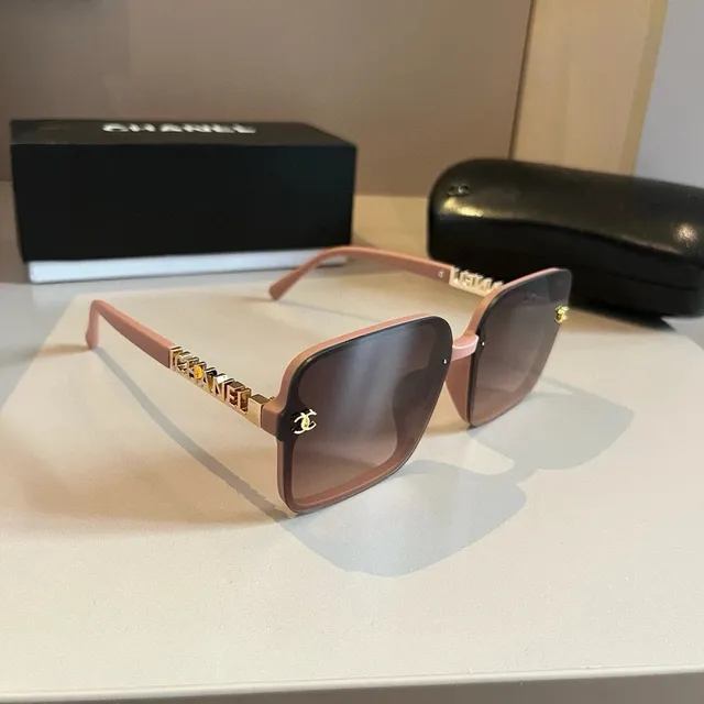 Chanel Square Sunglasses CC Logo Temple
