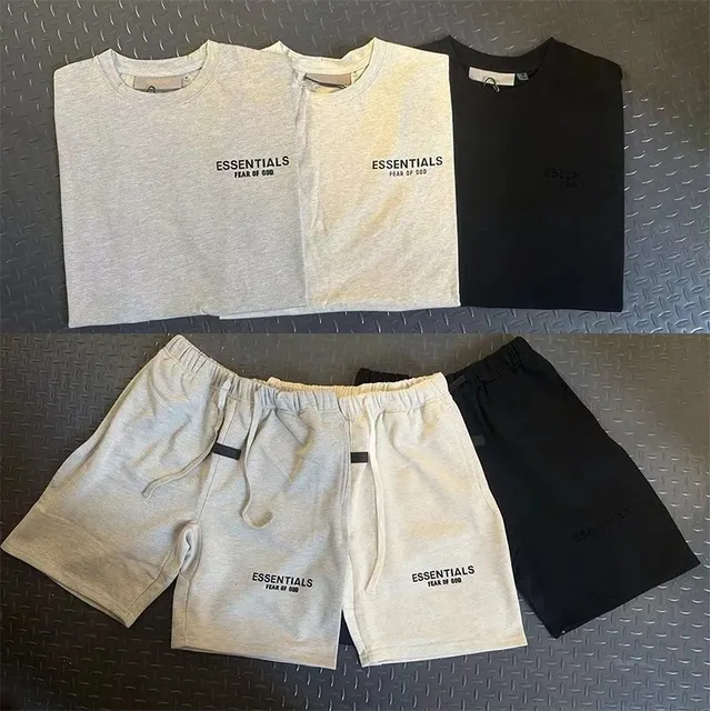 Fear of God Essentials Essentials Tee & Shorts Set Logo Print