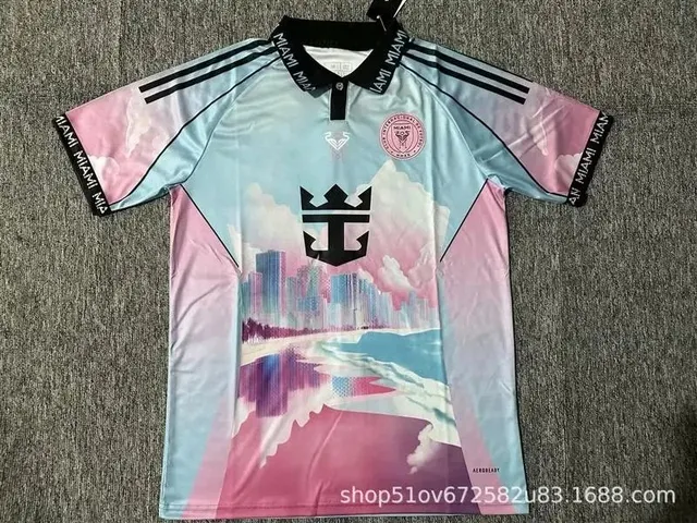 Inter Miami × Adidas Home Jersey Cityscape Print