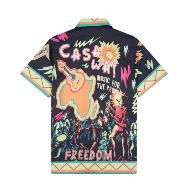 Casablanca Casa Way Shirt Freedom Graphic