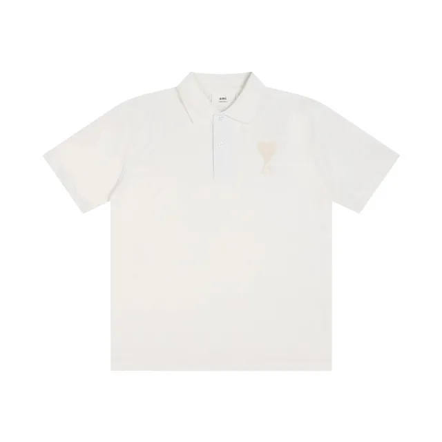 AMI Paris Polo Shirt Heart Logo