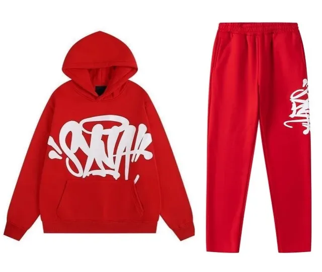 Hoodie and Joggers Set Graffiti Logo