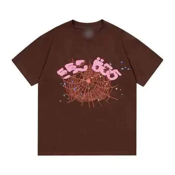 Sp5der Graphic Tee Spider Web Print