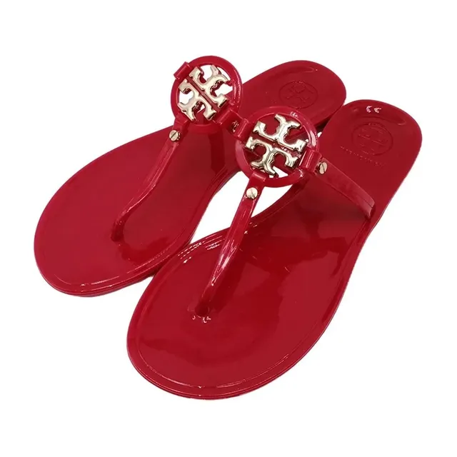 Tory Burch Miller Thong Sandal Logo-Embellished
