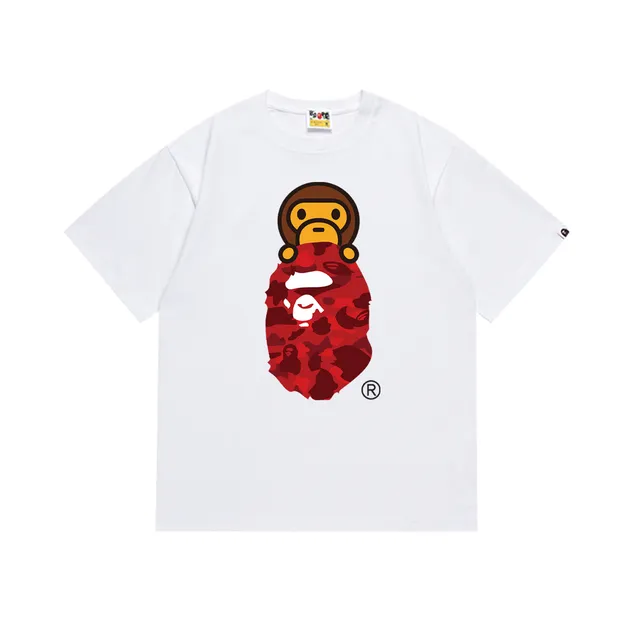 BAPE Ape Head Tee Red Camo Ape