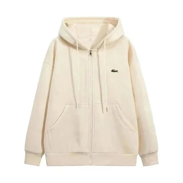 Lacoste Zip-Up Hoodie Classic Croc Logo