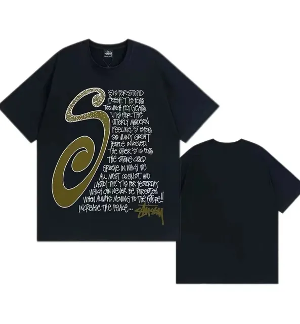 Stüssy Graphic Tee S Logo Script Print