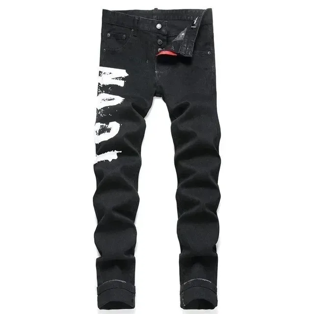 Dsquared2 Distressed Jeans Icon Print