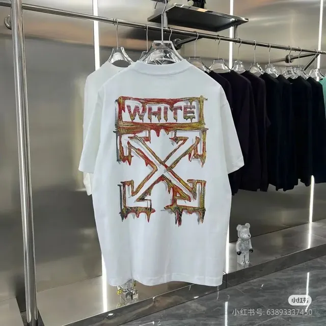 Off-White Graphic Tee Painted Arrow Logo