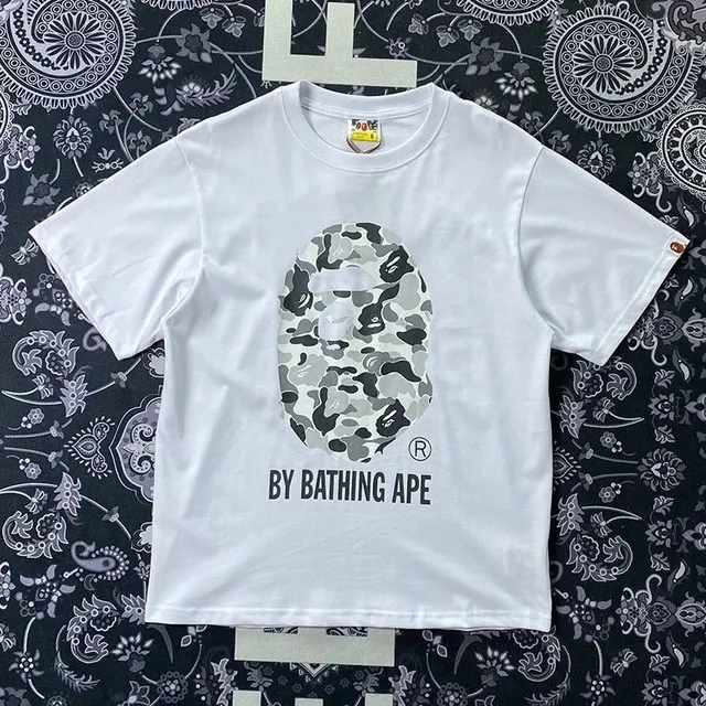 BAPE T-Shirt Camouflage Ape Head