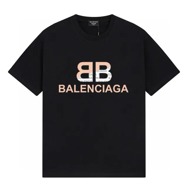 Balenciaga Logo T-Shirt BB Print