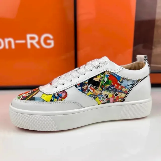 Christian Louboutin Louis Junior Comic Print
