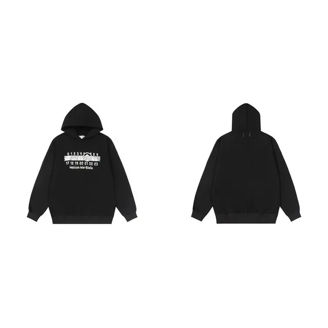 Maison Margiela Hooded Sweatshirt Number Print