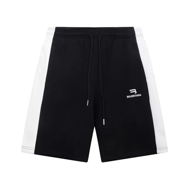 Balenciaga Track Shorts Contrast Side Stripe