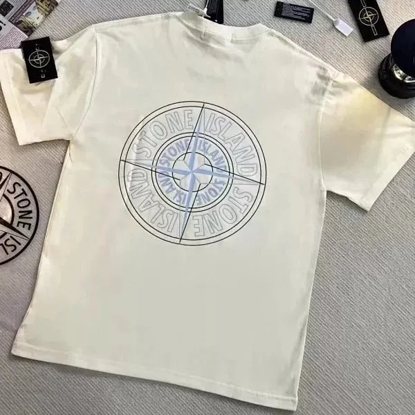 Stone Island Compass Logo T-Shirt Off-White