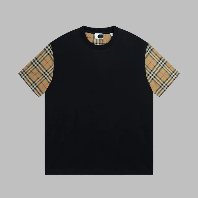 Burberry Check Sleeve Tee Vintage Check Contrast