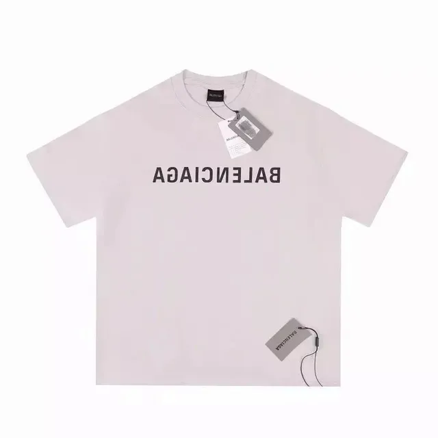 Balenciaga Logo T-Shirt Inverted Logo