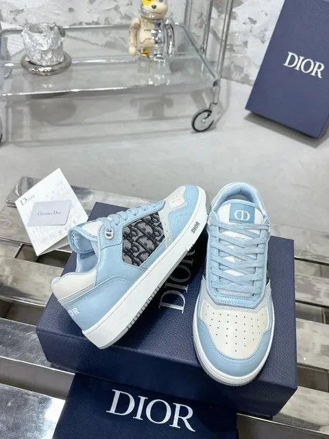 Dior B22 Low Light Blue and Oblique Print