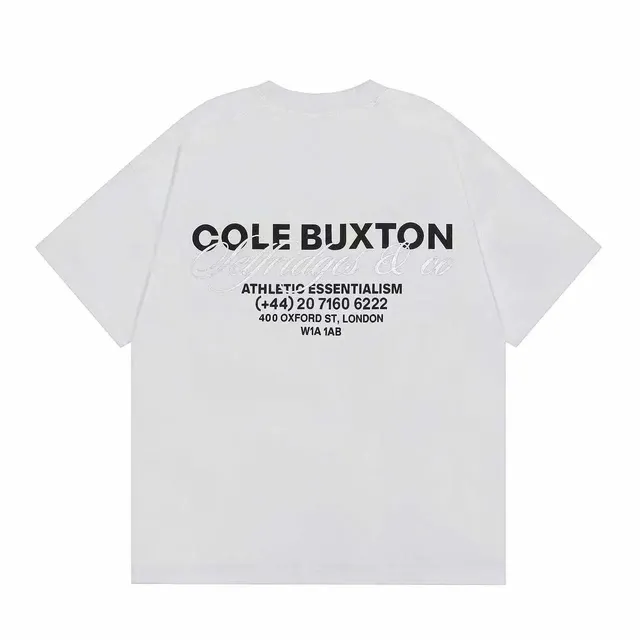 Cole Buxton Graphic Tee Athletic Essentialism Print
