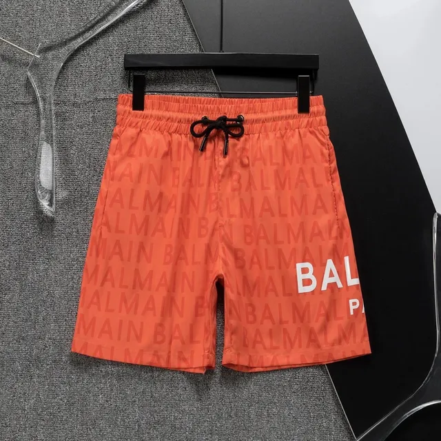Balmain Logo-Print Swim Shorts All-Over Logo