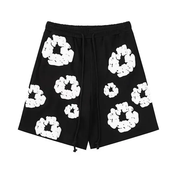 Denim Tears Scrunchie Print Shorts All-Over Scrunchie Graphic