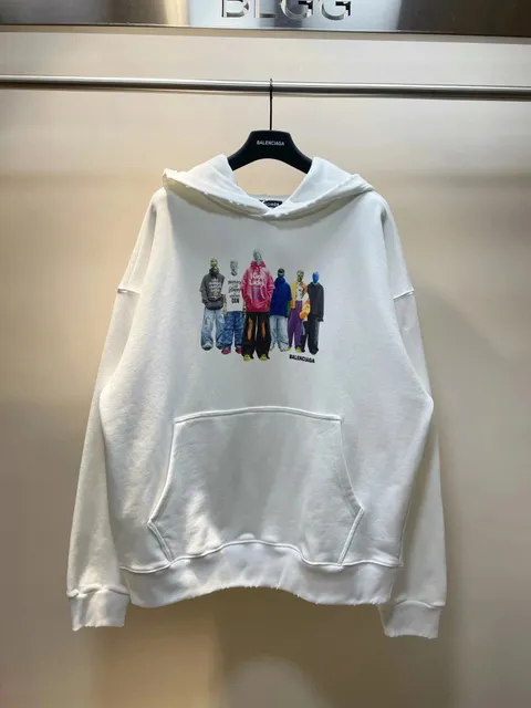 Balenciaga Hoodie Graphic Print