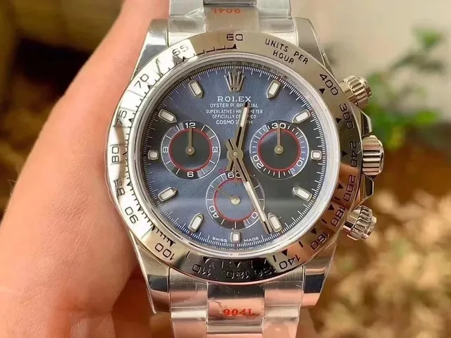 Rolex Oyster Perpetual Cosmograph Daytona Blue Dial with Red Subdials