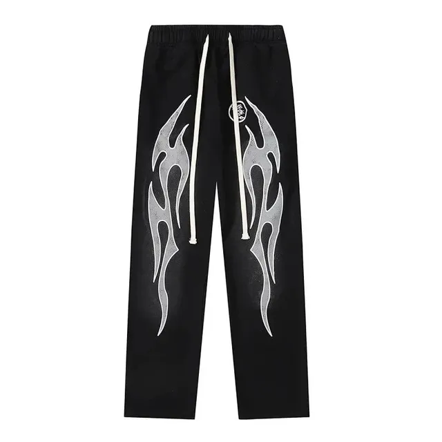 Hellstar Flame Sweatpants Flame Print