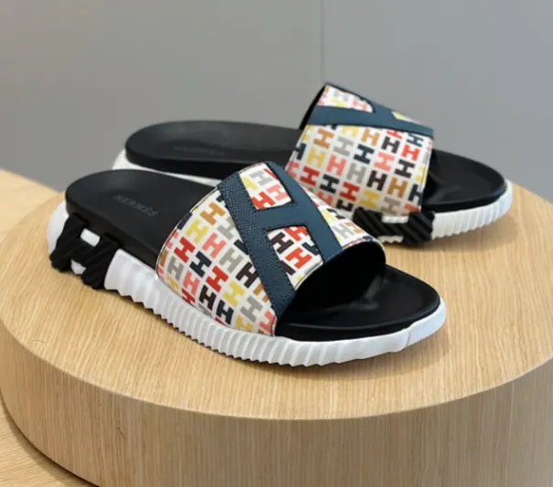 Hermès Oran Sandal H Logo Print