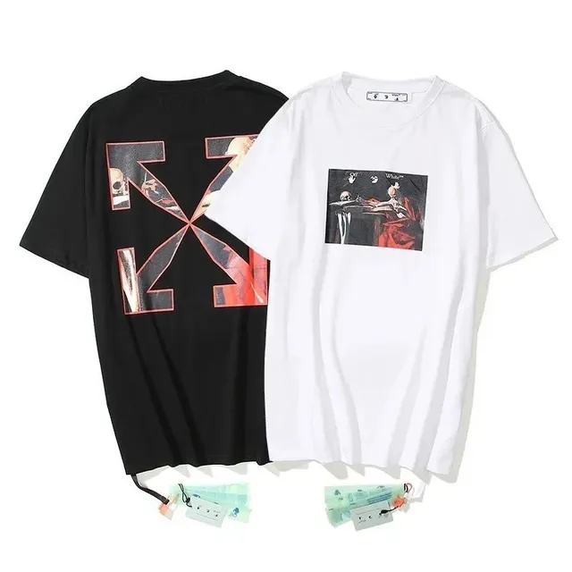 Off-White Graphic T-Shirt Arrow Print / Caravaggio Print