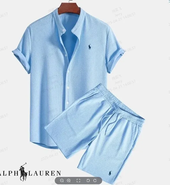 Polo Ralph Lauren Short-Sleeve Shirt & Shorts Set