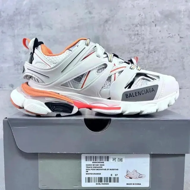Balenciaga Track Sneaker White/Orange