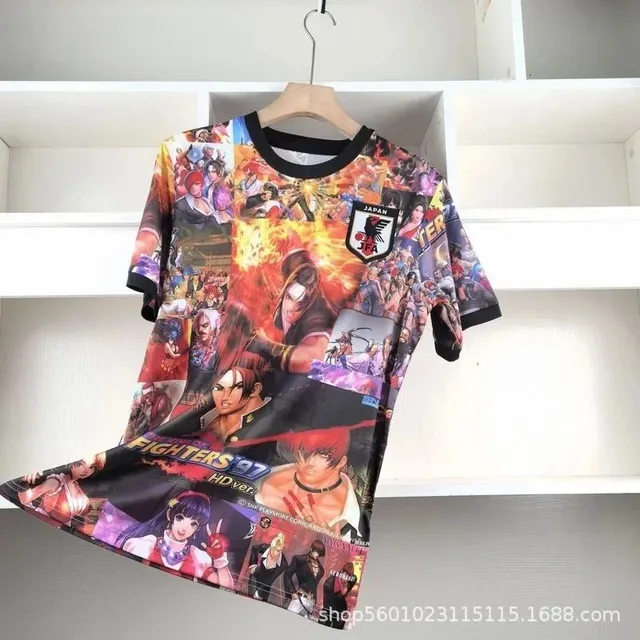 Graphic T-Shirt The King of Fighters Collage Print