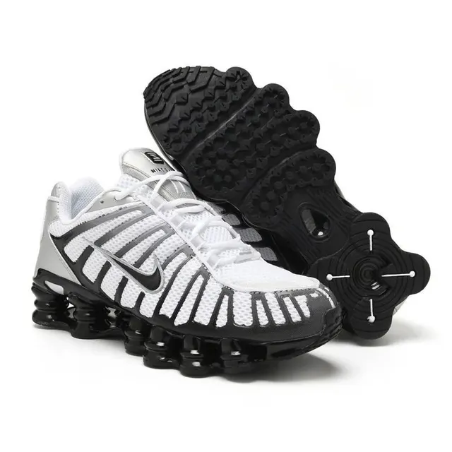 Nike Shox NZ White/Black/Metallic Silver