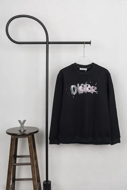 Dior Crewneck Sweatshirt Paint Splatter Logo