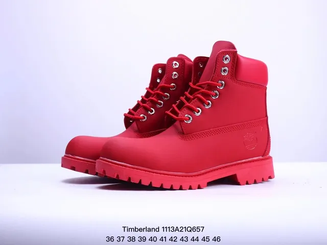 Timberland 6-inch Premium Boot Monochrome Red