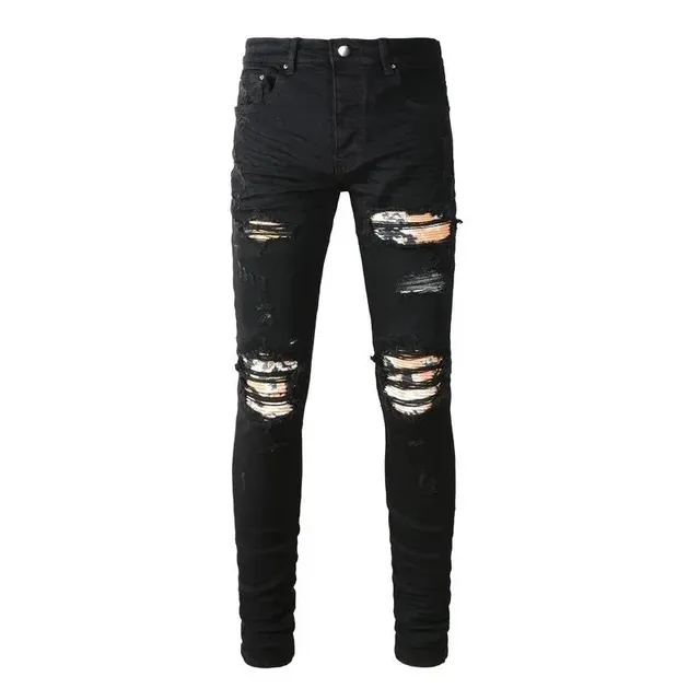 Amiri Distressed Skinny Jeans Destroyed Ripped