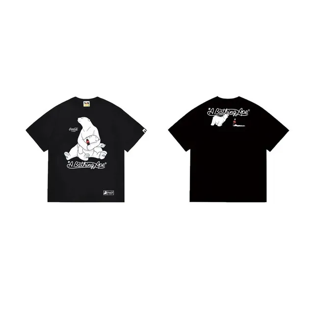 BAPE Graphic T-Shirt Coca-Cola Polar Bear