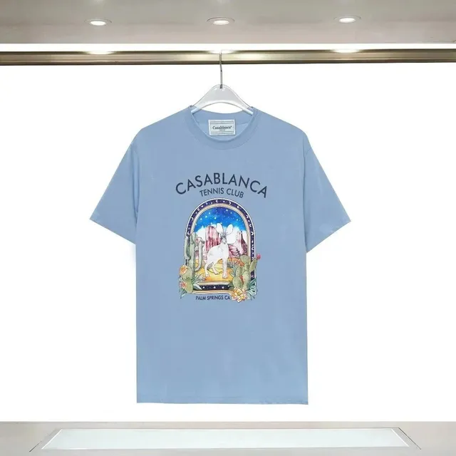 Casablanca Tennis Club Graphic Tee Palm Springs CA Print