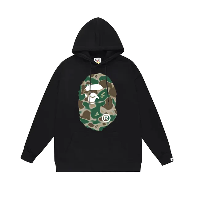 BAPE Shark Hoodie Camo Ape Head