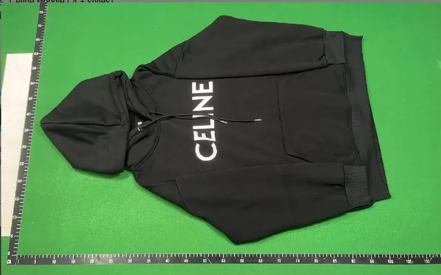 Celine Hoodie Logo Print