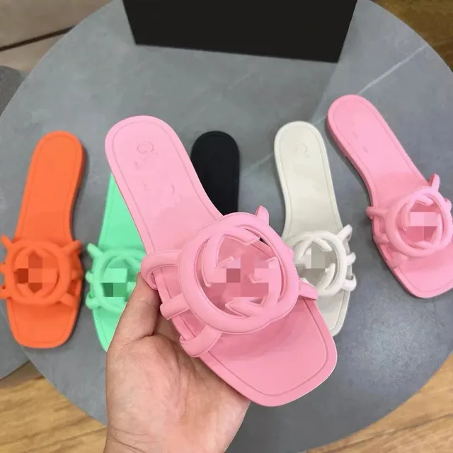 Gucci Horsebit Slide Rubber Logo Slide