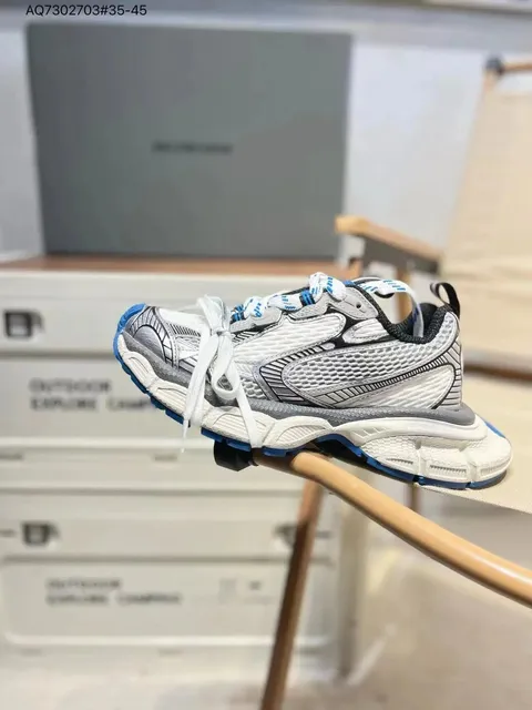 Balenciaga Triple S White Grey Blue