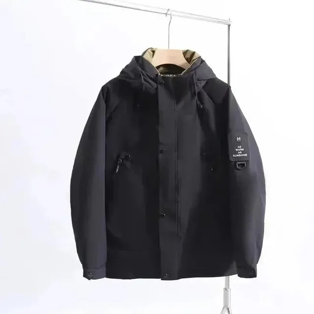 Hooded Field Jacket Warm As Sunshine Patch