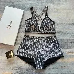 Dior B22 Swim Set Oblique Logo Print