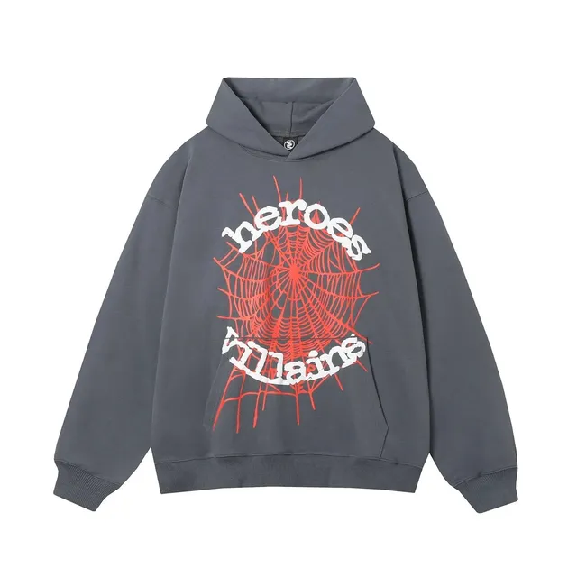 Sp5der × Metro Boomin Hoodie Heroes Villains Spiderweb