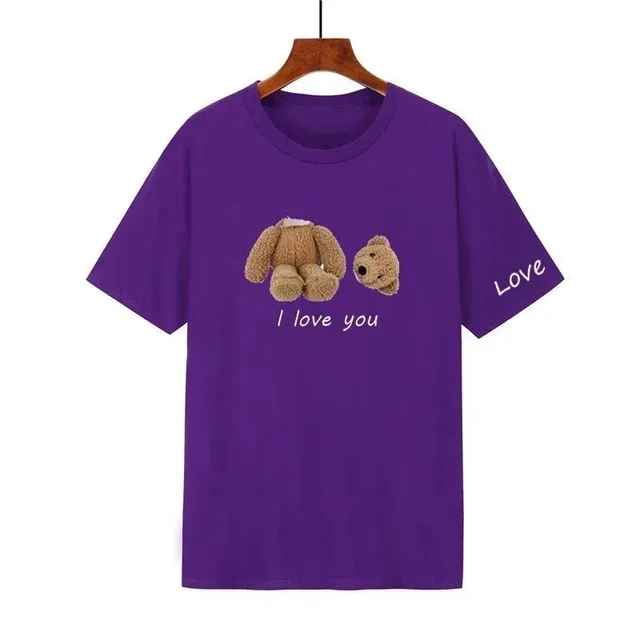 Graphic T-Shirt Teddy Bear Print